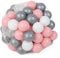 DIVCHI Playballs Soft Pit Balls for Kids, Small Metallic Color Plastic Balls, Crush Proof, Smooth Surface and No Sharp Edges, Toxic Free, Multi Pack Baby Approved Playball Set (100PCS)