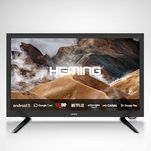 Heming Smart TV 22 (55 cm) Android Connecté WiFi avec Bluetooth - 12V/24V/220V - Garantie 3 Ans
