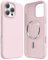 TORRAS Silicone for iPhone 16 Pro case, Real Liquid Silicone, Compatible with MagSafe, Cloudsoft Touch, 12 FT Military Cushion Protection - Vibrant Pink