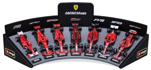 1:43 F1 FERRARI DELUXE GIFT SET WITH DISPLAY STAND
