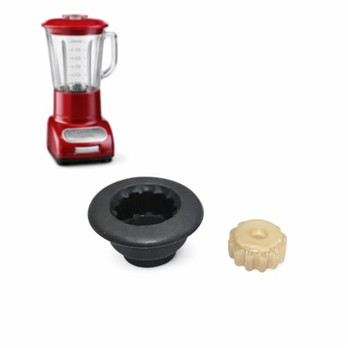 KitchenTech Kit de acoplamiento para batidora de pie KitchenAid 5KSB5553 Artisan and Diamond - Contenedor de vidrio y embrague de repuesto de unidad de accionamiento