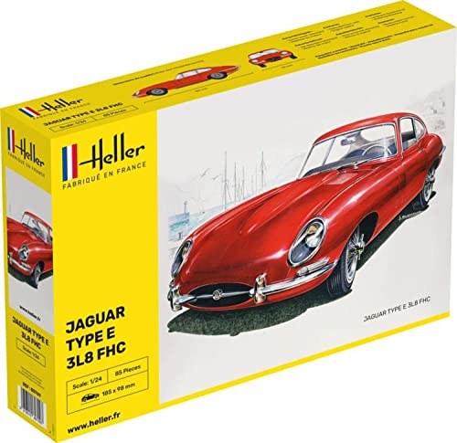 Heller 80709 - Modellbausatz Jaguar Type E 3L8 FHC