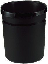 HAN Papierkorb GRIP KARMA - 18 Liter, rund, 100% Recyclingmaterial, ”ko-schwarz