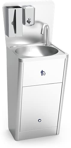 Lioninox Lave-Mains INOX sur Pied intégral électronique
