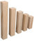 REESE | Universal Fussleisten Eckklotz Eckblock Ecke Eckturm | Fichte ROH | ECONOMY (ohne Fase), 65 mm / 20 Stück)