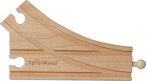 VEDES Großhandel GmbH - Ware SpielMaus Holz Bogenweiche, 2 Stück