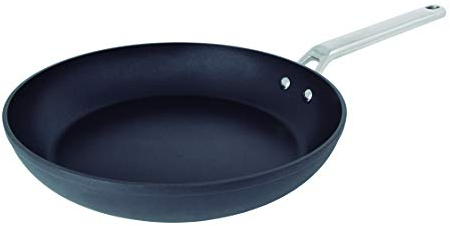 Arcos Serie Samoa | Sarten Antiadherente 24 cm | Aluminio Forjado | Apta cualquier cocina | Mango Acero Inoxidable Efecto Frio | Sistema ahorro energético | Apta lavavajillas | Color Negro