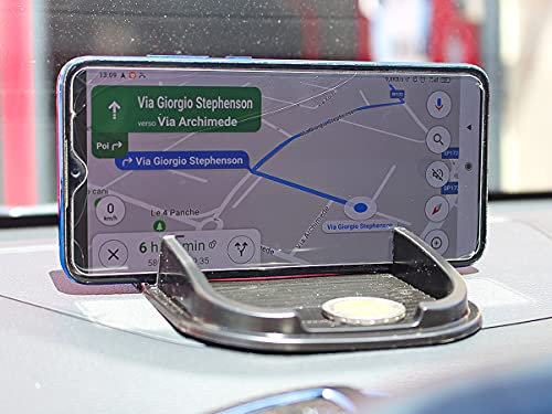 Tappetino Silicone Cruscotto, Supporto Universale, Porta Cellulare Cruscotto Auto, Porta Chiavi Monete Occhiali Da Auto