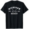 Retro Vintage Michigan Hockey mit Hockeyschlägern T-Shirt