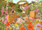 The House of Puzzles - Bee Happy Puzzle - 1000 Teile Puzzles für Erwachsene, Künstler illustriert, malerische Landschaft, Deluxe-Puzzle-Geschenke