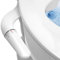 Bidet Toilette WC - toilette japonaise & douchette wc - wc japonais - bidet portable, double buse,Fonctionne Sans électricité, deux buses (Sliver)