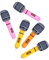 KOMBIUDA 6piezas Micrófonos Inflables Juguetes Divertidos y Adorables Accesorios Interactivos Unidades Color Aleatorio