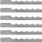 LEHRMANN Coltelli per affettare il pane (50 pz.) 285 x 13 x 0,5 mm senza rivestimento