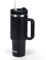VECH 40oz Tumbler, Travel Coffee Tumbler with Straw Lid and Handle, Insulated Coffee Cup for Hot & Cold Coffee, Stainless Steel Travel Mug, Metal Water Bottle, BPA Free （Black）
