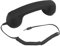 VBESTLIFE Vintage-Telefonhörer, Retro-Handy-Empfängermikrofon für Alle Smartphones und Computer mit 3,5-mm-Klinkenstecker (Black)
