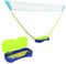 SPORTNOW 2 in 1 Badmintonnetz, 4 m Badminton Netz mit Ständer, Volleyballnetz, verstellbar Tennisnetz mit Tragetasche, Federballnetz für Indoor, Outdoor