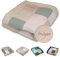 ULLENBOOM Krabbeldecke für Baby mit Personalisierung, 100% OEKO-TEX Materialien, Blätterzauber 120x120 cm - Babydecke mit Namen und Datum, ideal als Spieldecke und personalisiertes Geschenk zur Geburt