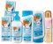 Balea 6er Set: Haarmilch 200 ml, Shampoo 300 ml, Spülung 300 ml, Aufbaukur 2x 25 ml Feuchtigkeit für Geschädigtes/Strapaziertes Haar + Bodyspray 150 ml