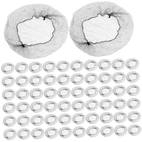 SAFIGLE 100stücke Haarnetze Für Damen Im Foodservice Wiederverwendbares Haarnetz Transparentes Haarnetz Für Lockenwickler Für Perücken Duttnetze
