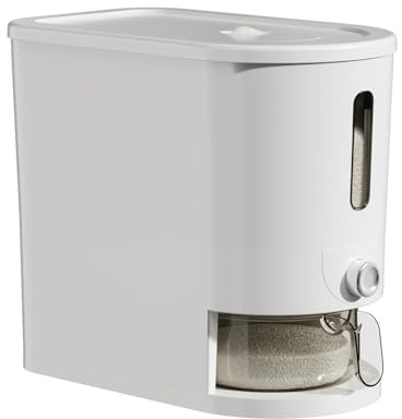 ZEPFJHE Sealed Kitchen Rice Storage Container With Press Design For Flour Grains Sealed Proof And Prevention Large Capacity Grains Storage Container