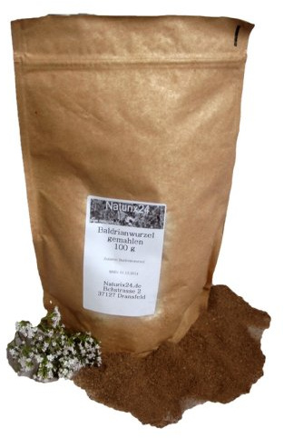Naturix24 – Baldrianwurzel gemahlen – 100 g Beutel