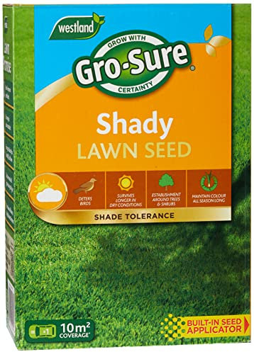 Gro-Sure 20500185 Shady Lawn Seed, 10 m2, 300 g, Green