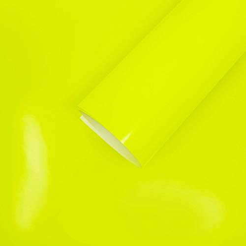 4R Quattroerre.it 16365 Klebefolie Film für Carwrapping, Fluogelb, 50 x 70 cm