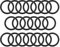 sourcing map 20 Stück O Ring Dichtung 15,2 mm x 20 mm x 2,4 mm Metrische Nitrilkautschuk Dichtungsringe Gummi für Sahnespender Poolpumpe Schnellkupplung Umfülladapter Wasserschlauch