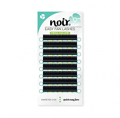 Noir Volume Lashes Easy Fan Lashes D curl 0.04 Mixed Mega Volume Self Fanning Eyelash Extensions