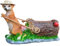 EVEBS Vatertag Handarbeit Gartenstatuen Deko Tiere Gartenfigur,Erdmännchen, Erdhörnchenornamente, Hofdekoration,Polyresin Art Dekoration,Elf Gartendeko Outdoor Garten Hinterhof Yard Dekor (B)