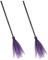 2 escobas de bruja para Halloween, escoba de bruja, accesorios para Halloween, disfraces, fiestas (color aleatorio)