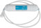 Filtro para máquina de hielo comercial 24862, eliminación de sedimentos, flujo máximo 1.0 GPM, blanco, presión máxima 125 PSI, temperatura 40-125 F, 28 x 6 x 6 cm, tubos 85y101 cm, pieza de repuesto