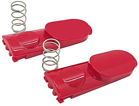 2 Stück Clip Latch Tab Button mit Feder Ersatz für Dyson V7, V8, V10, V11 und V15 Staubsauger Elektroantrieb Ersatzteile. 