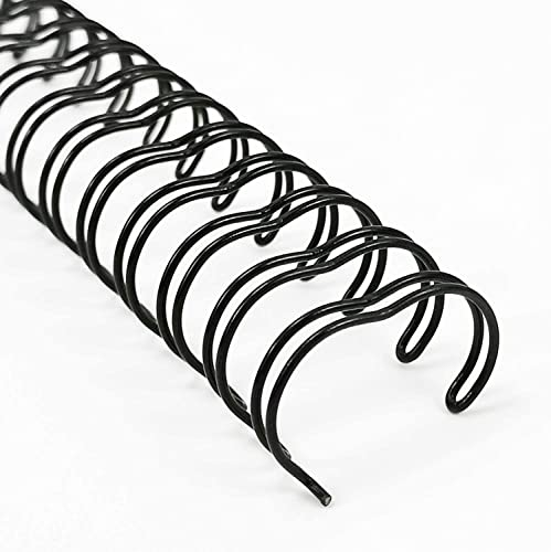 RAYSON Lot de 50 reliures métalliques 34 boucles 105 feuilles 3:1 A4 15,9 mm Noir