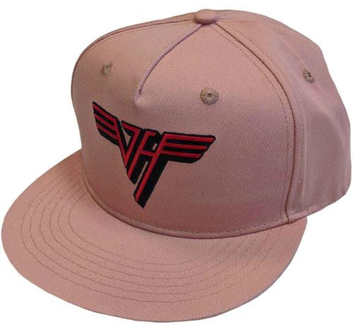Van Halen Baseball Cap Classic Rot Band Logo Nue offiziell Rosa Snapback One Size