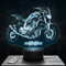 Nachttischlampe Motorrad MT 07 Y deko Biker. Geschenkidee Mann objekt Motorrad MT 07 Y Nachtlicht Erwachsene deko Zimmer. Weihnachten