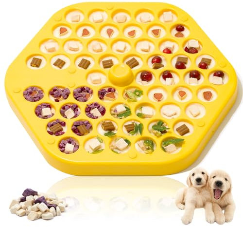MEWOOFUN Dog Puzzle Toys Dog Puzzle Slow Feeder Toy Interactive Puzzle Game Dog Toys for Small Medium Large dogs Cat Puzzle Toys (Level 1)