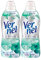 VERNEL Fresh Control Fresh Breeze Weichspüler 2x 37 WL (74 Waschladungen), Wäscheduft für 24/7 langanhaltende Frische mit Geruchs-Neutralisierungs-Technologie, recycelbare Flasche