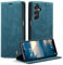 Monweicz Funda para Samsung Galaxy S24 FE, [Carcasa Magnética], [Funda Tipo Cartera], con Tarjetero Soporte Protector Flip Cartera Antigolpes Case para Samsung Galaxy S24 FE-Azul-Verde