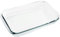 TOKSEO 2,2L Auflaufform Glas Groß, Rechteckig Lasagne Auflaufform Transparent, 34x20x5 cm Ofenform, Tiramisu Form Auflaufformen, Glas Backblech Lasagneform