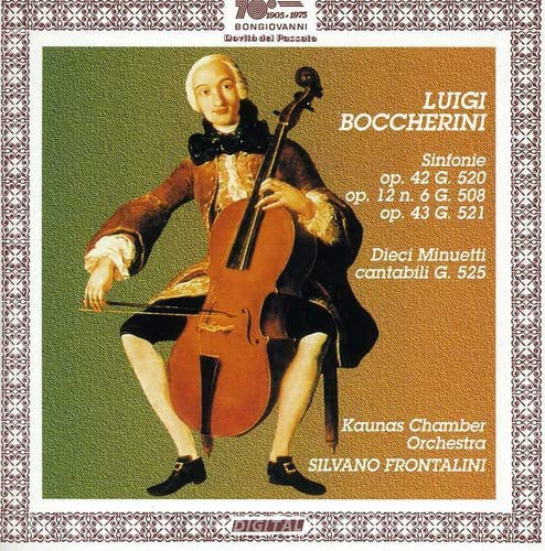 Sinfonia in Re Magg Op 42 G 520