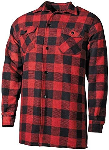 Miltec Sturm Bûcheron Chemise à Manches Longues Rouge 905