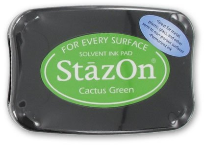 Stempelkissen Stazon Cactus Green