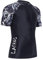 LAFROI Herren Kurzarm UPF 50+ Kompressionsshirt Rash Guard-CLY02D (Vital,LG)