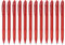 Pentel BX417-B Feel-It Kugelschreiber, einziehbare Spitze, Rot