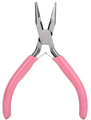 DIY Schmuckzange, Spitzzange, Eisen DIY Zange, DIY Enthusiast Jewelry Shop Schmuckreparaturarbeiter für Schmuckhersteller (Needle Nose Pliers with Teeth)