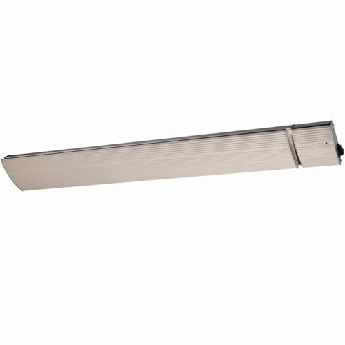 Sined White Heat 2400 Radiateur Infrarouge Mural Avec Puissance 2400w Blanc Pas Demission De Lumiere Element Chauffant En Alliage Daluminium Extrude Revêtement Ceramique Telecommande Ip65