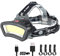 DARKBEAM COB Flutlicht Stirnlampe LED mit Rotlicht Wiederaufladbar USB, Heller 2000 Lumen, Aufladbar Wasserdichte Kopflampe, Angeln, Wartung und Konstruktion, Inklusive Batterien Lebensdauer 7-14h