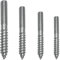 Stockschrauben - Stahl verzinkt - Gewindestifte mit TX (M6 x 120 mm, 5)
