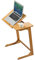 WAHHWF Beistelltisch Couchtisch Nachttisch Klein TV-Tablett Zum Essen Und Arbeiten, Neigbarer Desktop Laptop-Snack-Tisch Für Zuhause & Büro, Tragbar Sofa-Beistelltisch (Color : Natural Color)